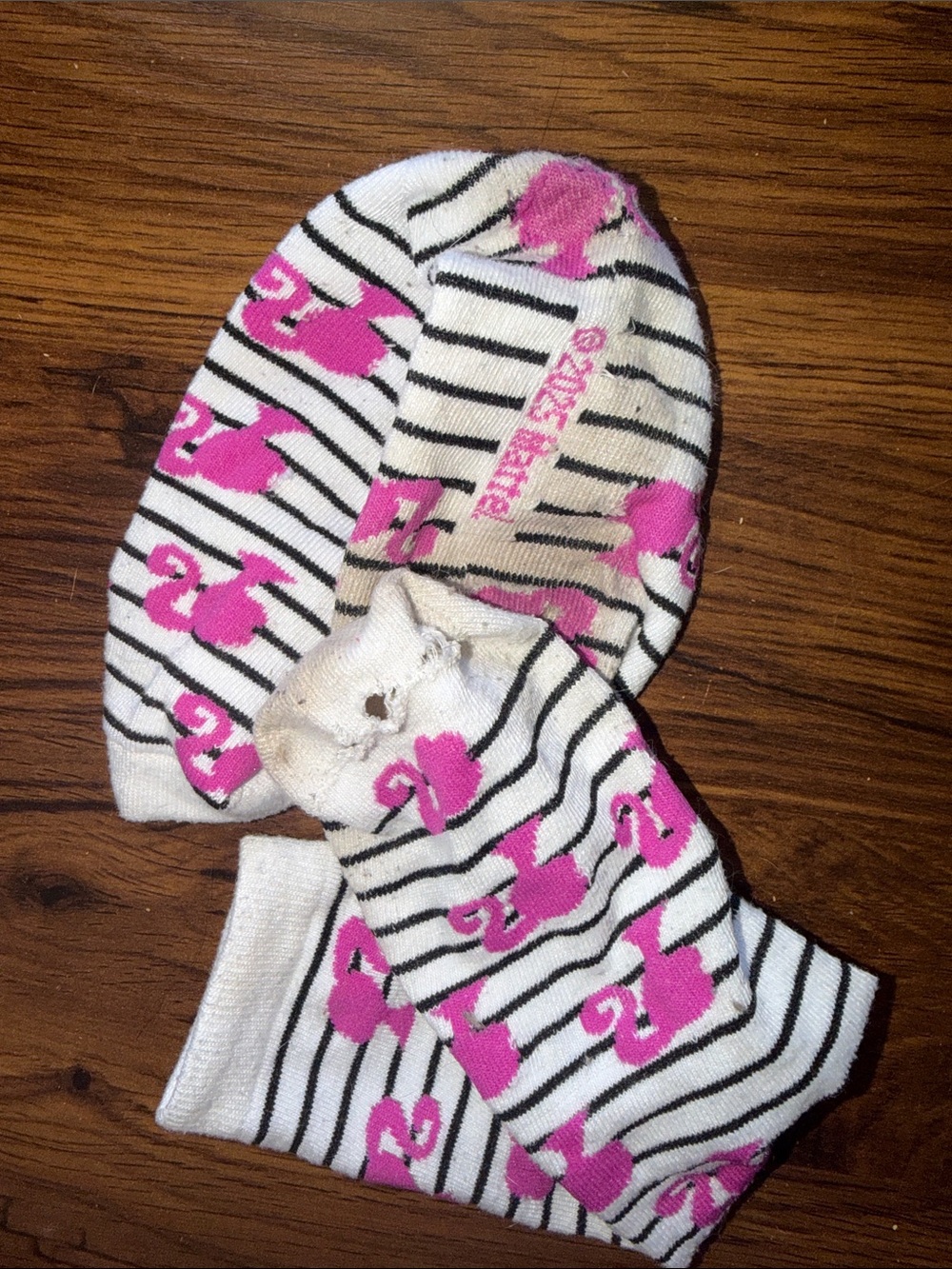 Barbie socks (used) - Picture 3 of 3